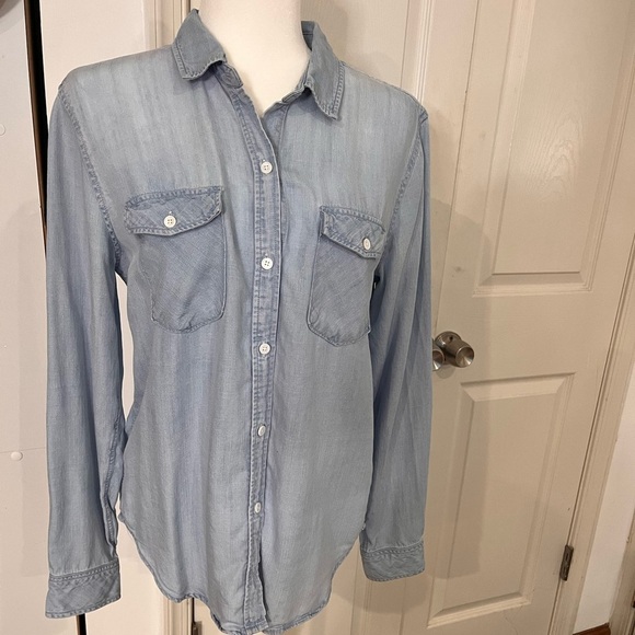 Rails Sky Blue Casual Shirt size M - Picture 1 of 8